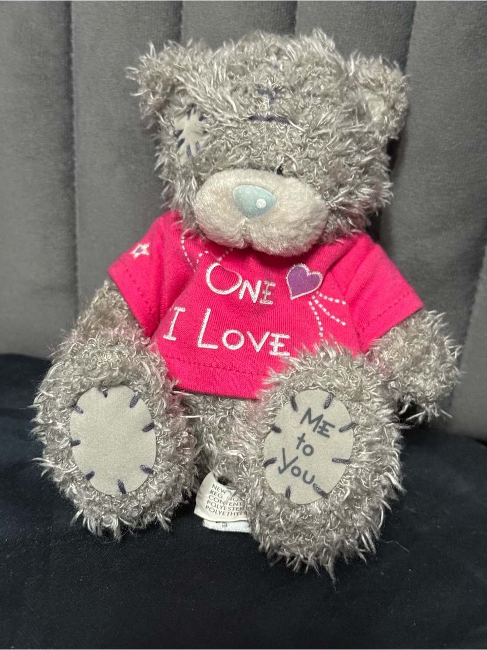 Me to You Tatty Teddy One I Love Pink Shirt Plush Bear HTF